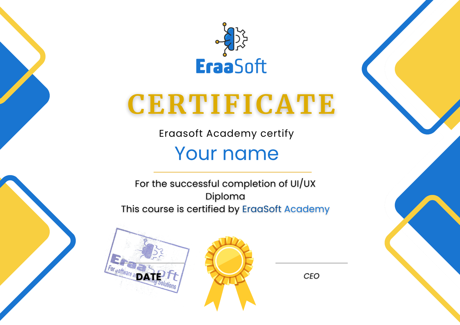 نموذج الشهادة